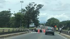 (Video) La Ruta 32 estuvo colapsada por los arreglos en el puente Saprissa