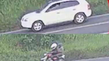 Motociclistas y conductor de carro quedan grabados tras matar a un hombre 