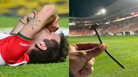 Futbolista de Necaxa se incrustó clavo en la rodilla durante un partido  