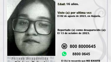 Jovencita de 16 años tiene más de dos meses desaparecida 