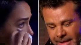 Eduardo Capetillo hace llorar a Biby Gaytán con mensaje que le da a su hijo