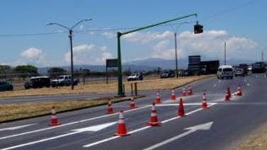 Eliminarán los semáforos del cruce del aeropuerto Juan Santamaría