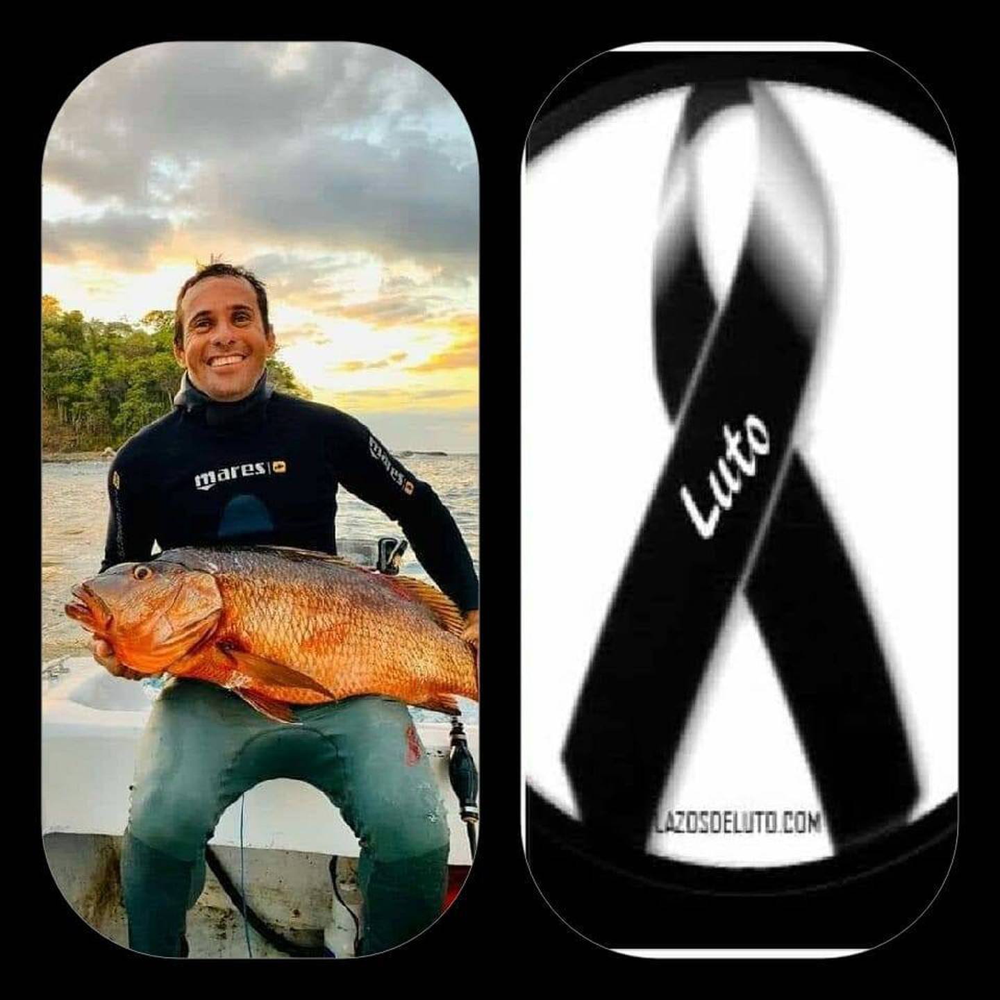Juan Carlos Coronado, pescador que falleció en playa Brasilito. Foto cortesía.