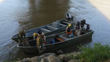 Video: Policía busca a joven panameño desaparecido en río Sixaola 
