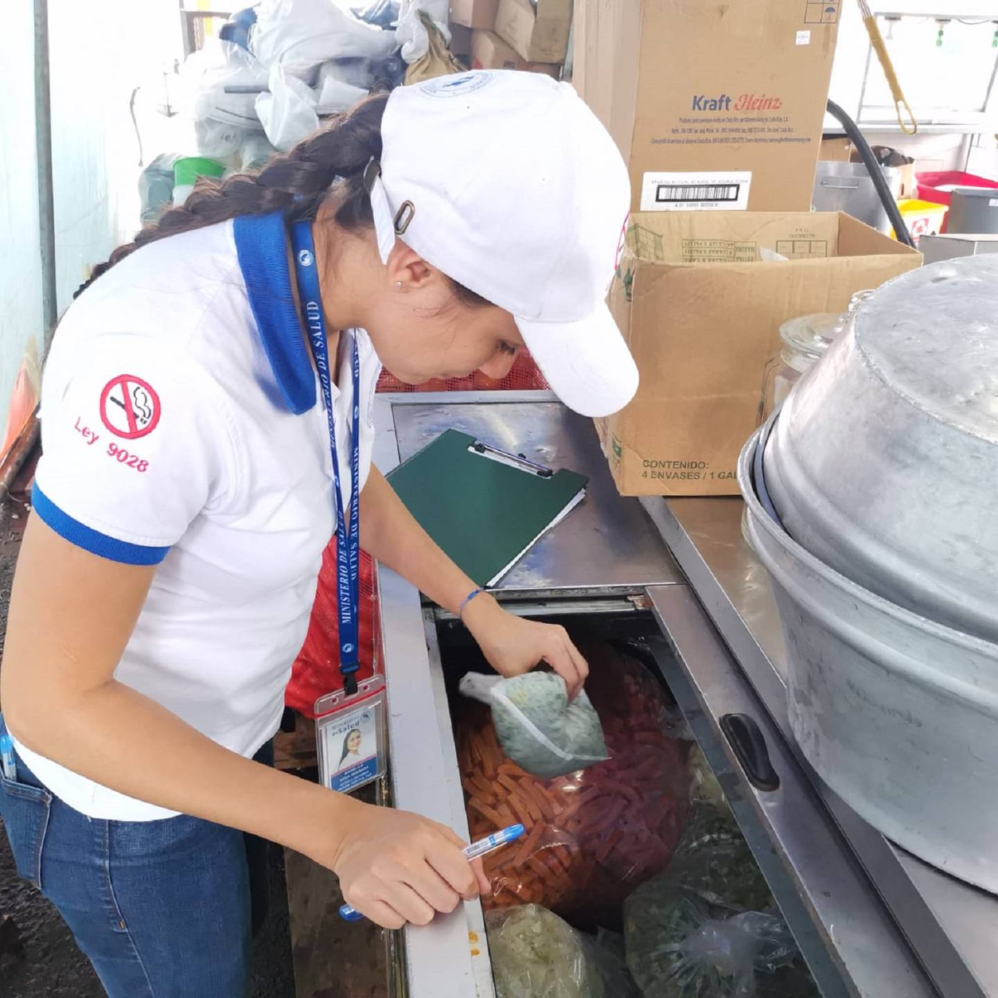 El ministerio de Salud revisa todos los días y a cada rato la higiene en Zapote