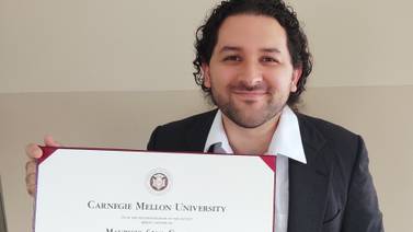 Orgullo de Hatillo pasó de sufrir en la UCR a graduarse en prestigiosa “U” de EE. UU.