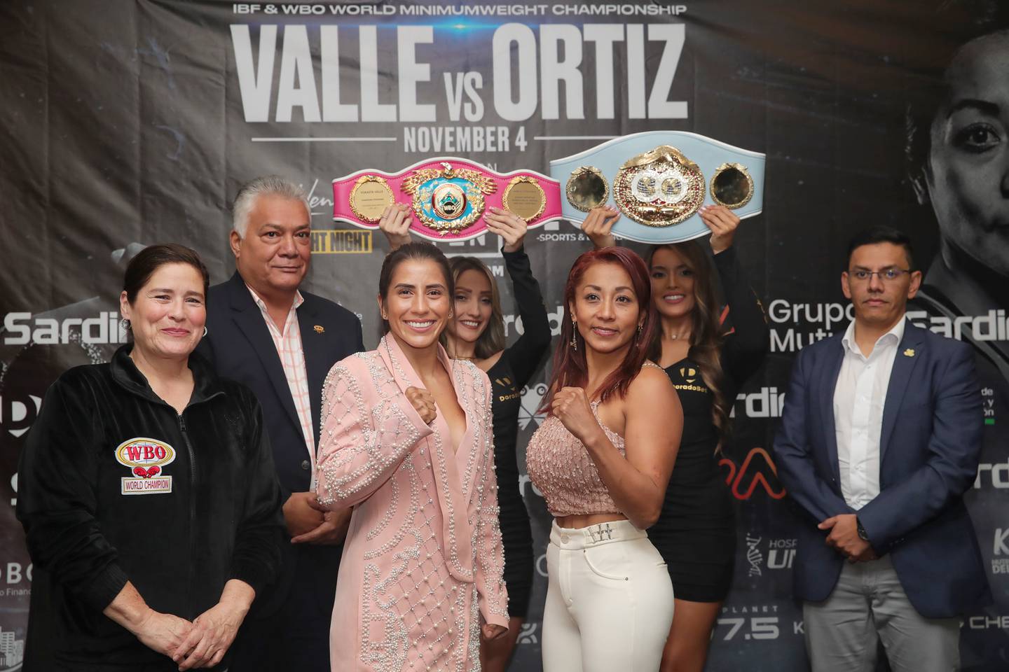 02/11/2023/ conferencia de prensa previa a la pelea de la boxeadora Yokasta Valle ante la mexicana Ortiz / foto John Durán