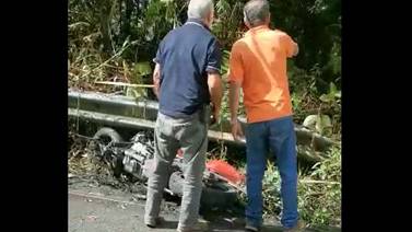 (Video) ¡Presas en la ruta 32! Accidente cobra la vida de un motociclista