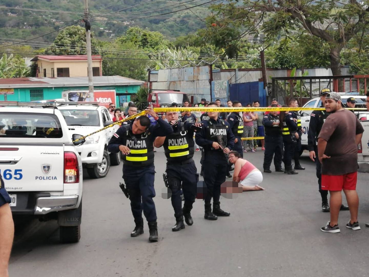 Hombre fallece luego de ser atacado a balazos en un punto ubicado entre San Rafael Abajo de Desamparados y Concepción de Alajuelita. Foto cortesía.