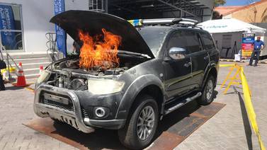 Lanzan campaña para prevenir los incendios en vehículos 
