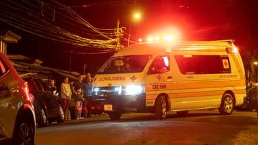Cuatro personas sufrieron fuertes golpes en atropello múltiple en San Pedro de Montes de Oca