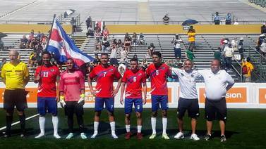 Selección de calle de Costa Rica termina el mundial con la frente en alto