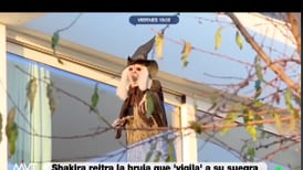 Videos: Esta es la espantosa bruja que Shakira puso en frente de la casa de su suegra
