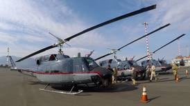 Chuzos de helicópteros donados por Estados Unidos volarán en 15 días