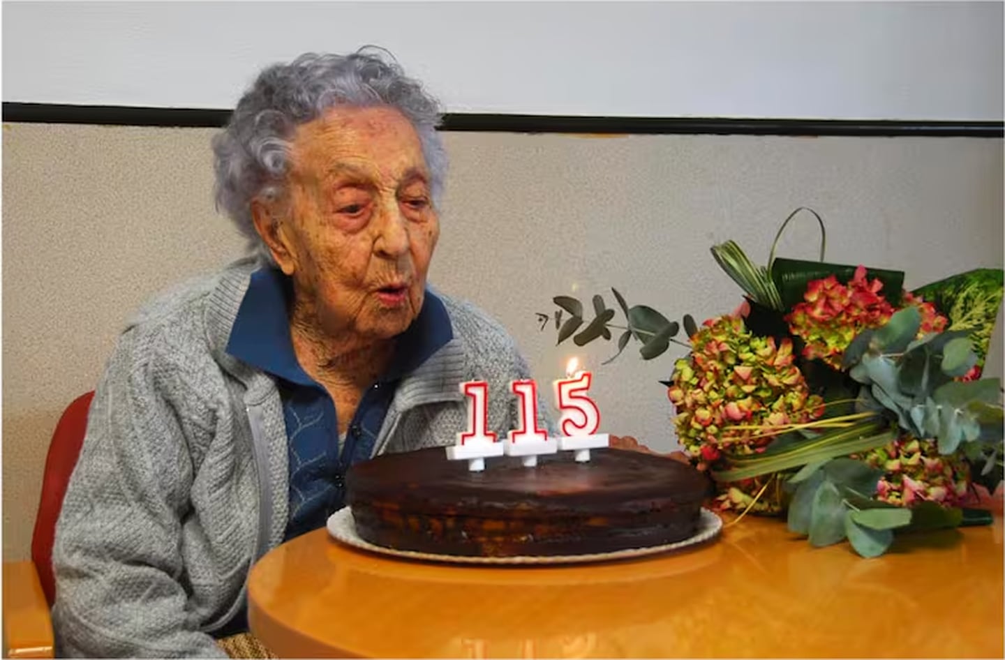 Maria Branyas, la mujer más anciana del mundo, tomada de La Nación de Argentina