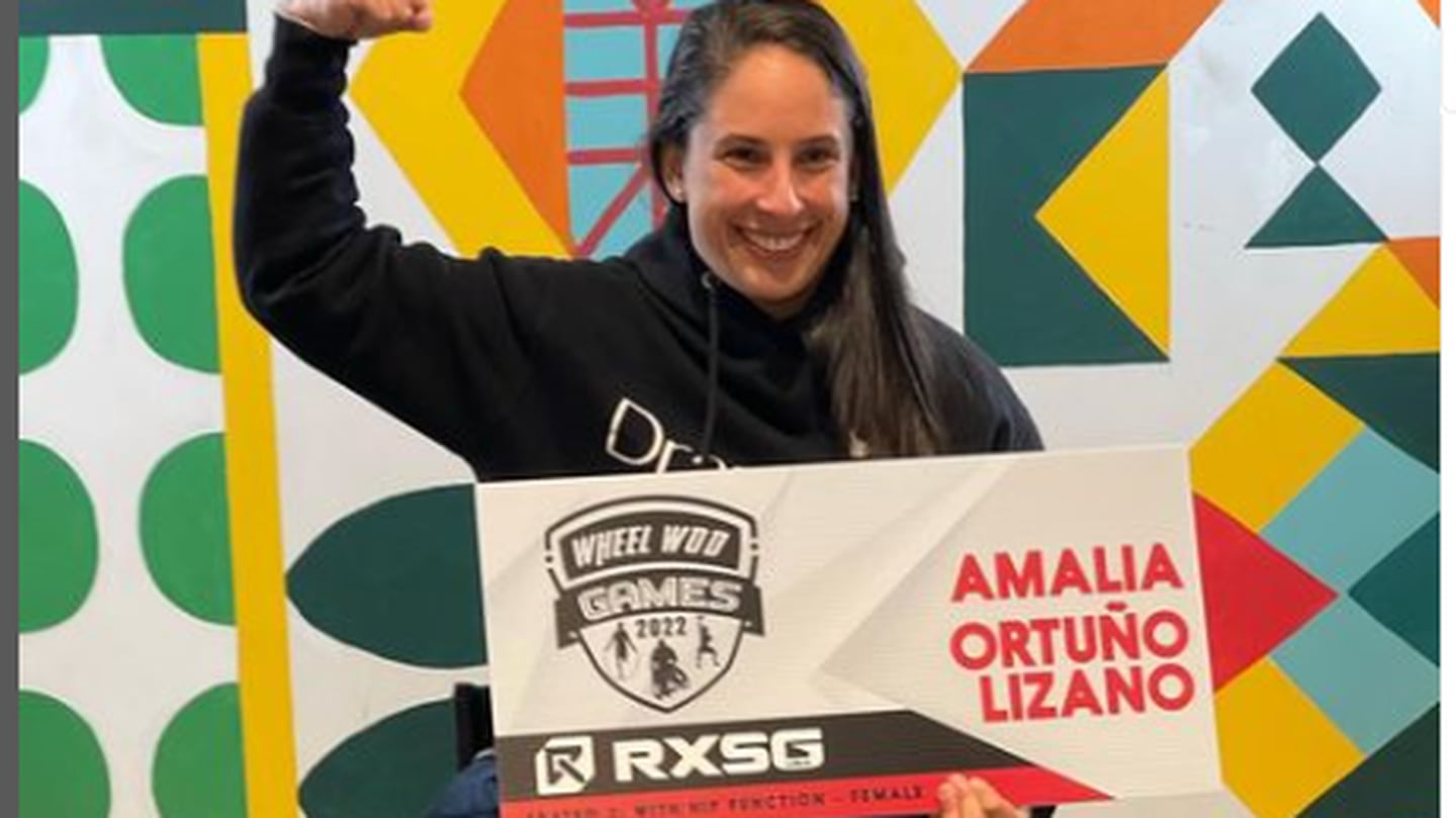Amalia Ortuño, crossfit adaptado, campeona mundial