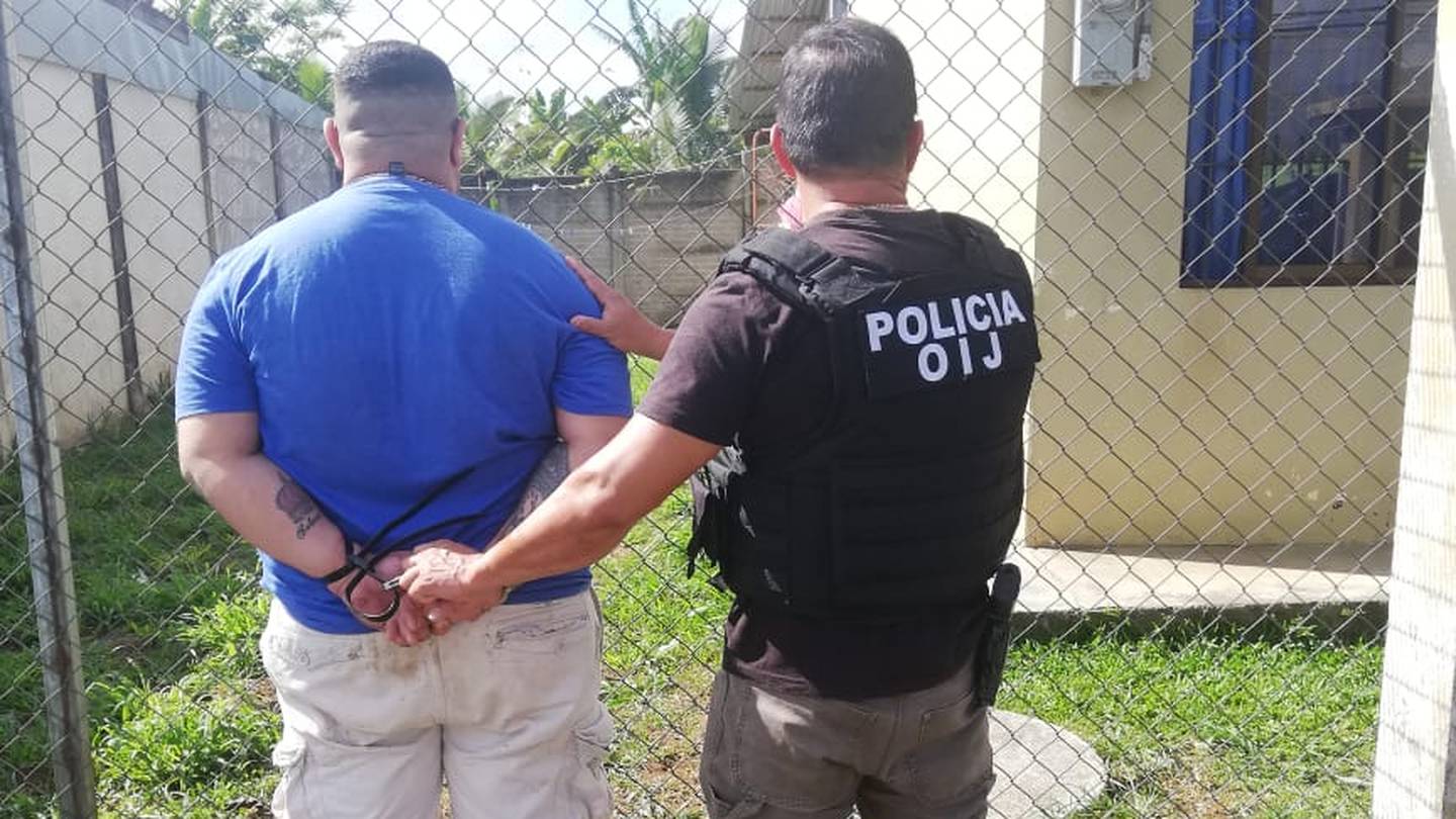 Detienen a sospechosos de participar en el homicidio de Rodolfo Eduardo Gómez Picado, alias “Peterete”, de 38 años, en San Carlos. Foto: OIJ