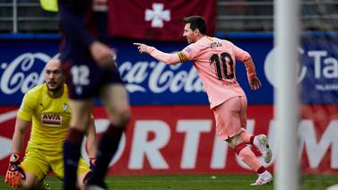 Messi anotó 36 goles en la Liga española e igualó récord de Zarra