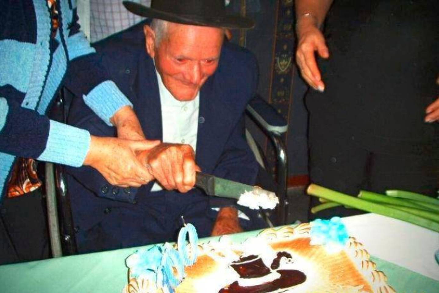 Juan Vicente Pérez Mora, el hombre más viejito del mundo murió a los 114 años. X (antiguo Twitter).