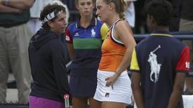 Tenista fue multada “por falta de esfuerzo” en el US Open