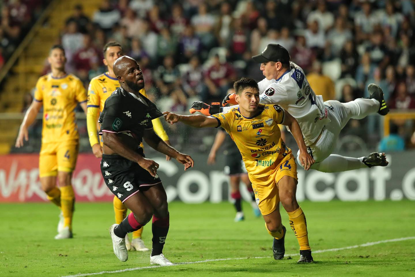 29/08/2023/ Juego entre Deportivo Saprissa vs Cobán Imperial por CONCACAF / foto John Durán