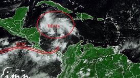 Depresión tropical número 14 traerá fuertes aguaceros este fin de semana 