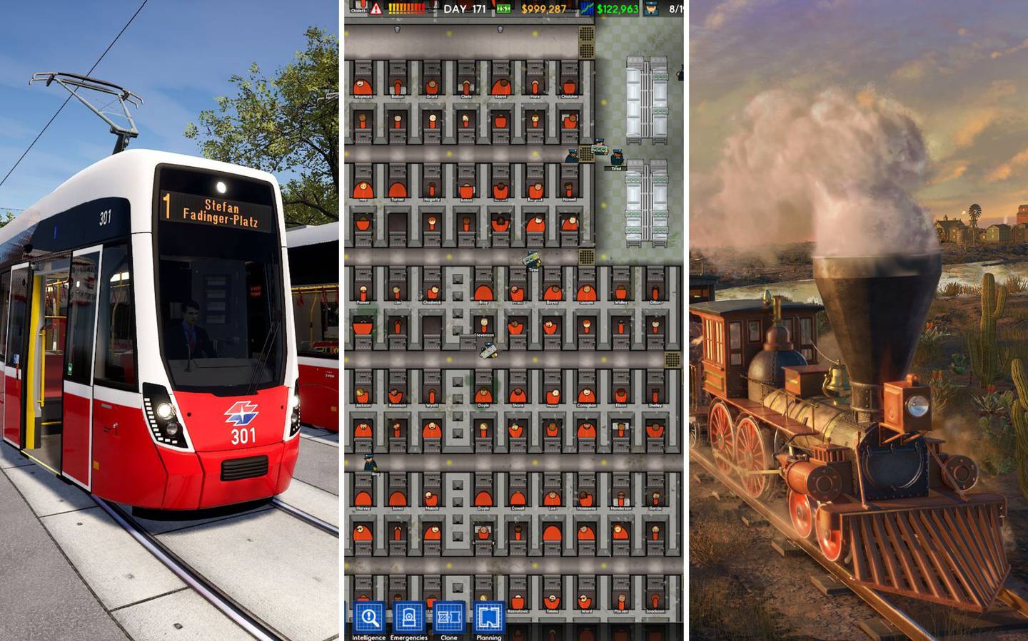 Free Play Days viene cargado con juegos para los amantes de los trenes. Crédito: Steam, Tram-Sim y Epic Games.