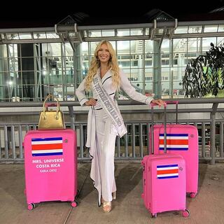 Karla Ortiz, la Mrs Universe 2023, rumbo a Filipinas. Instagram