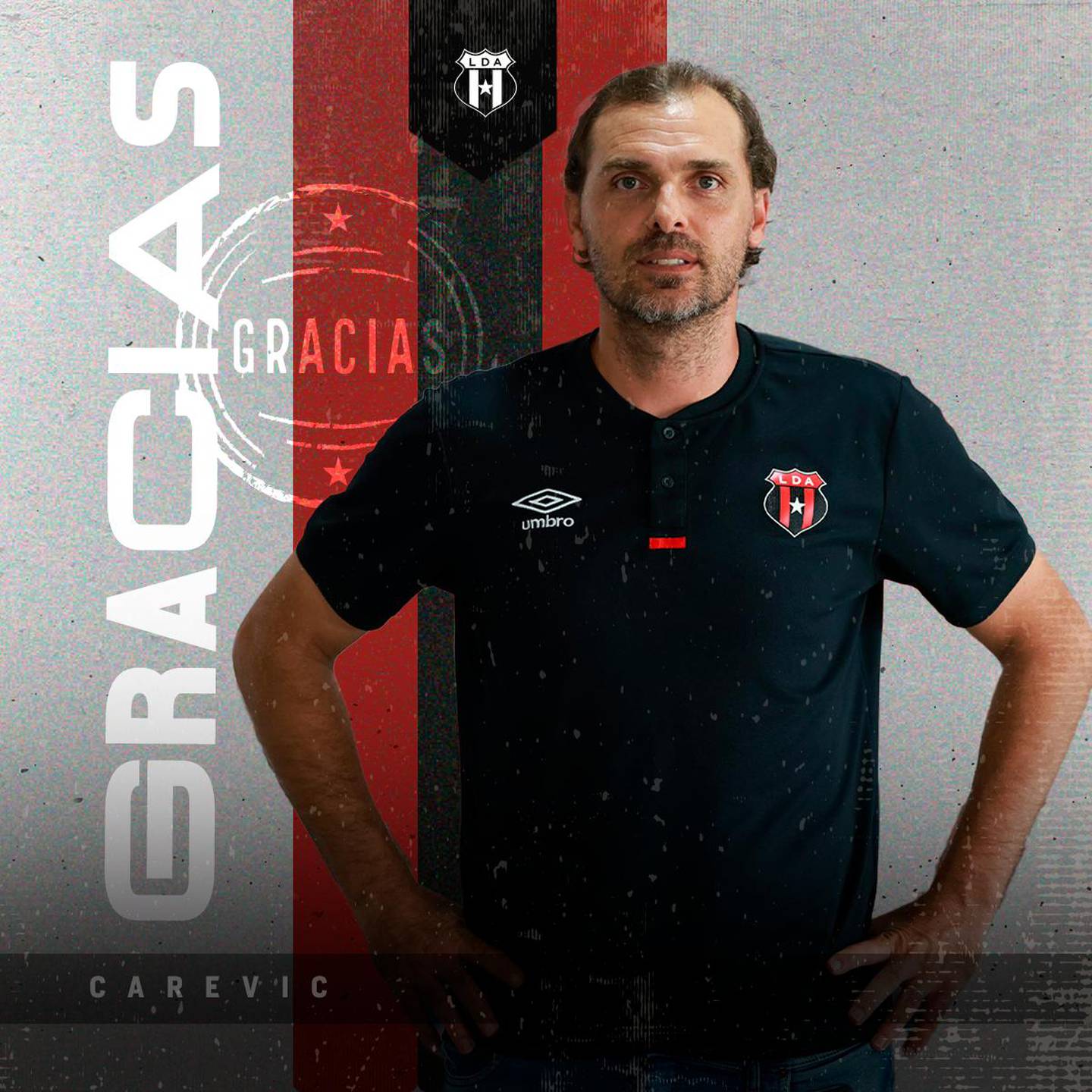 Liga Deportiva Alajuelense comunicó la salida de Andrés Carevic a las 11 p. m., unas horas después de que el equipo regresó de Estados Unidos.