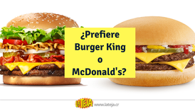 Guerra de hamburguesas: ¿McDonald's o Burger King?