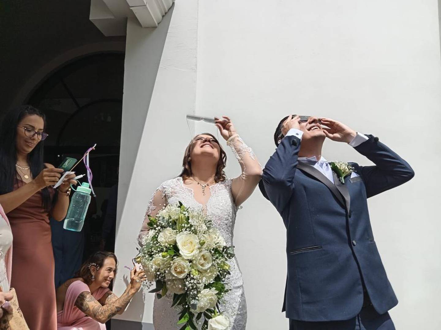 Matrimonio Juan José Padilla y Karla Ramírez, eclipse