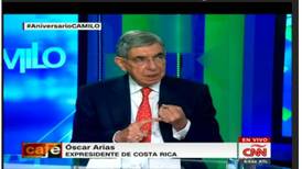 (Video) Oscar Arias 'trumpea' a Donald en entrevista con CNN