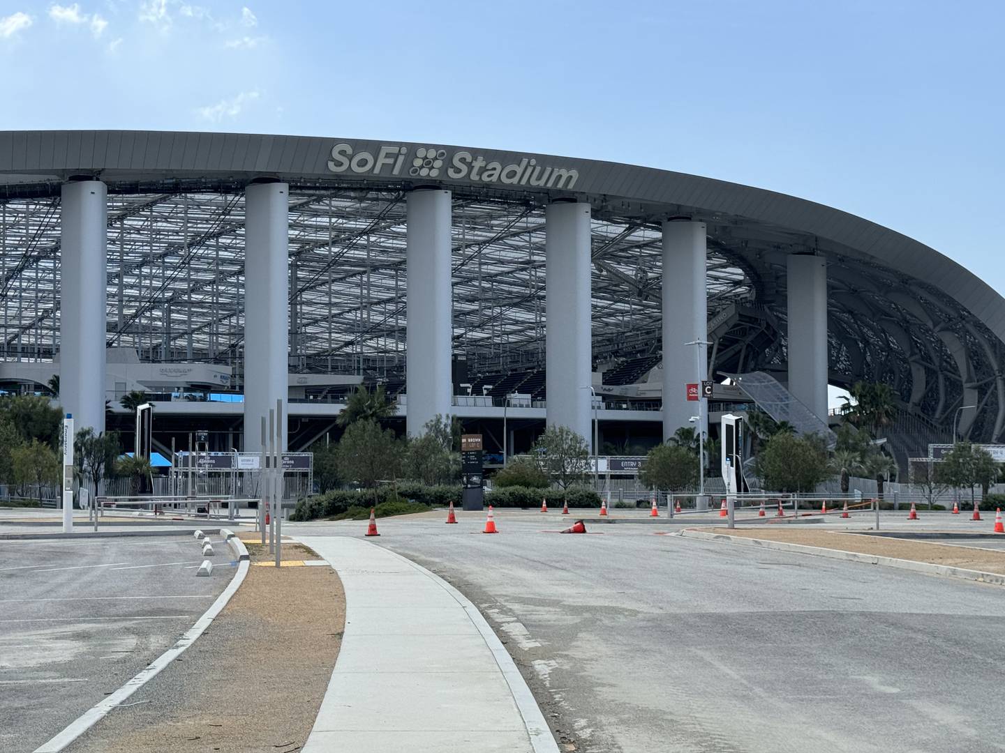 El Sofi Stadium en Los Ángeles es todo un coloso. Foto: Sergio Alvarado