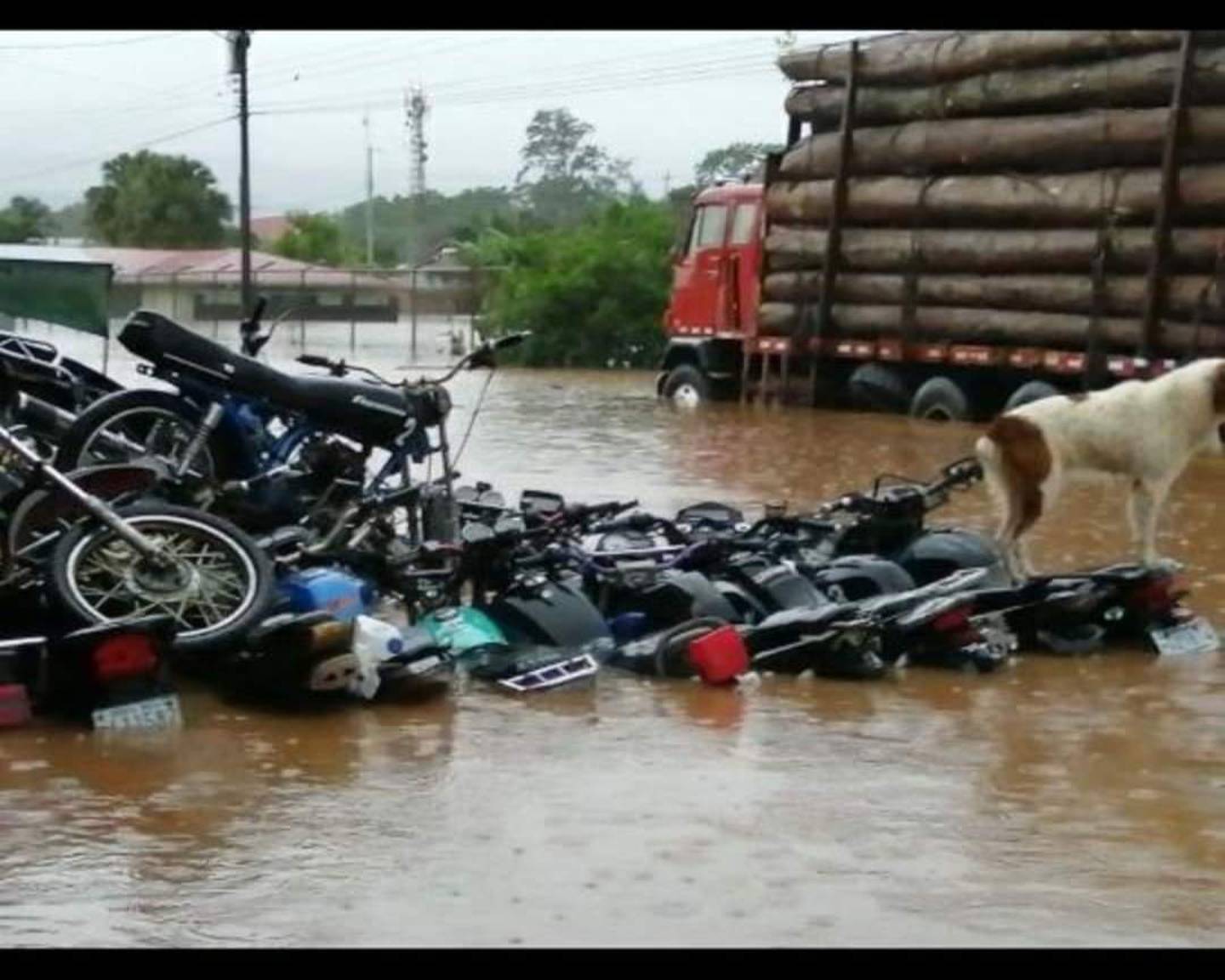 Inundaciones en la zona norte del país. Foto cortesía.