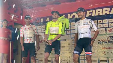 Daniel Bonilla volvió a dar otro gran golpe en la Vuelta a Costa Rica