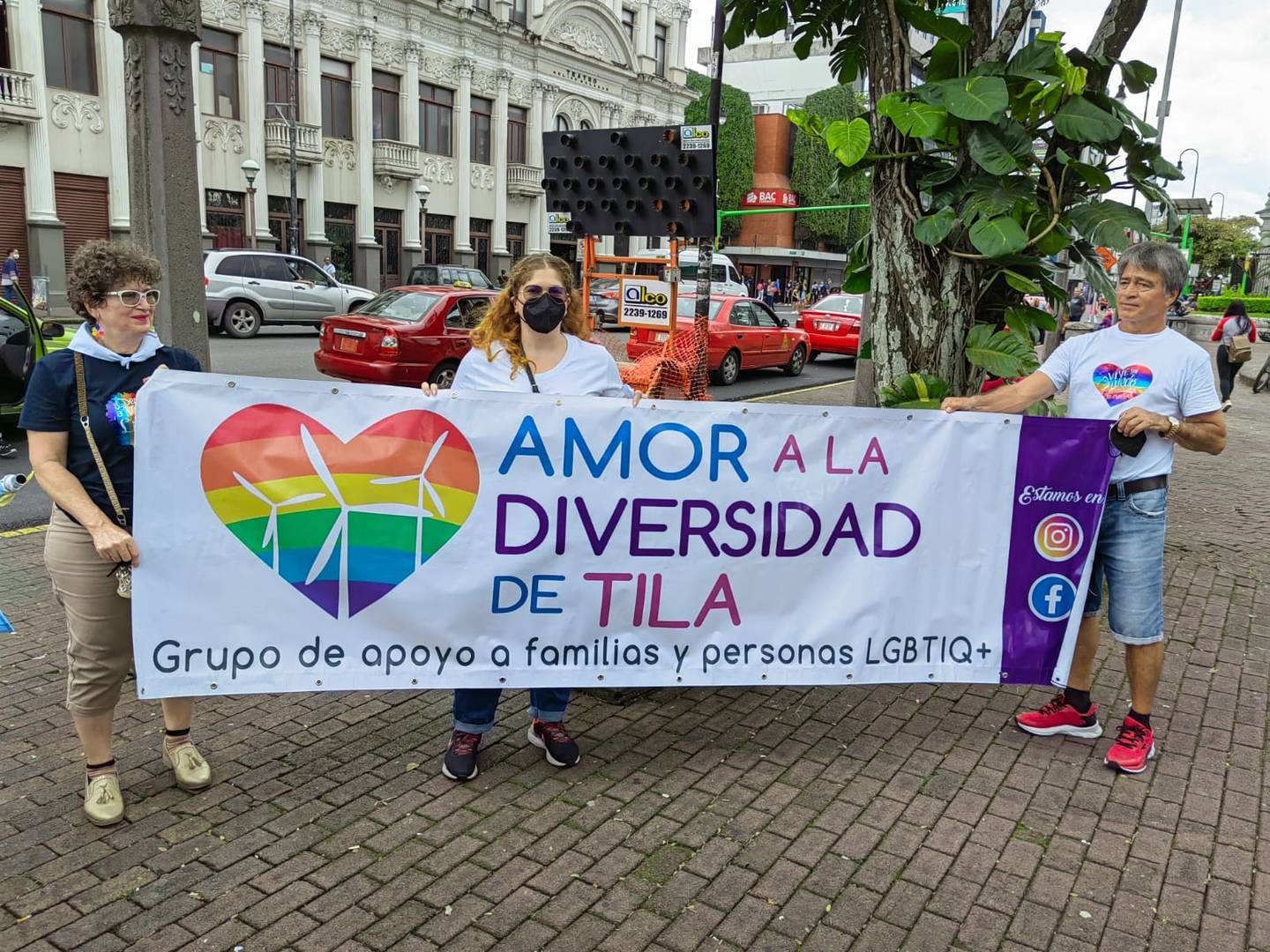 Marcha de la comunidad trans que se llevó a cabo en el centro de San José. Eduardo Vega.