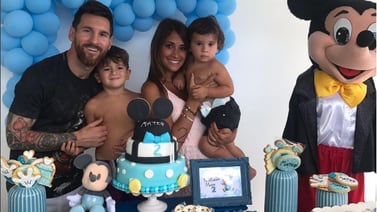 Así celebraron Lionel Messi y Antonella Roccuzzo el cumpleaños de su hijo Mateo
