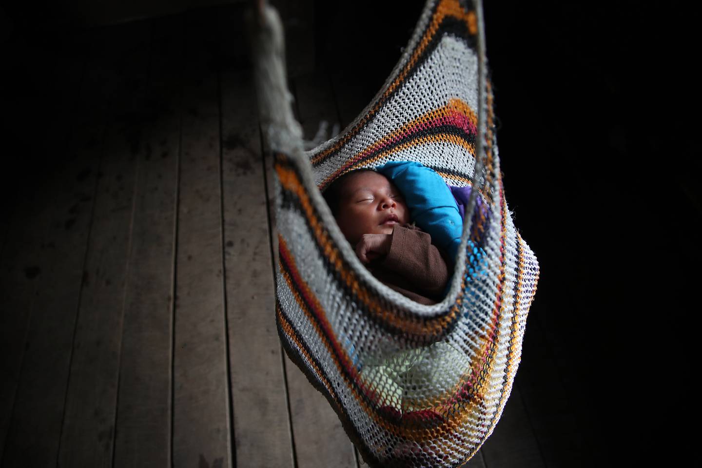 / Indígenas de la etnia gnöbe pueden llevar su embarazo, dar a luz y tener controles de embarazo y posparto según su cultura en el Hospital de San Vito / Fotografía: John Durán
