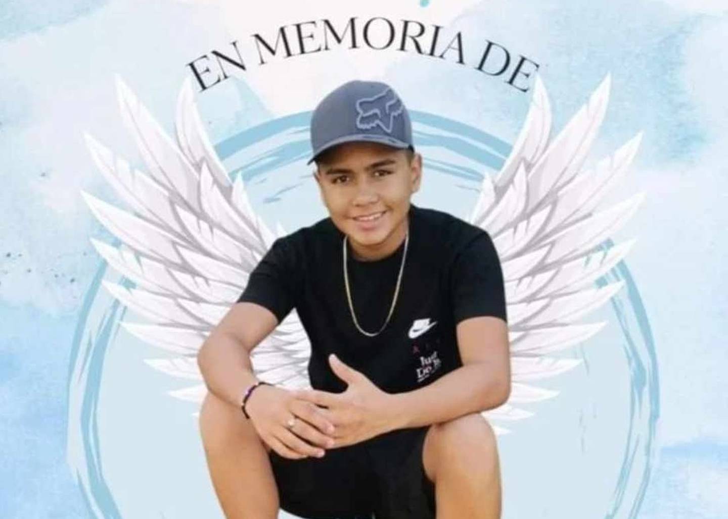 Leandro Rodríguez, joven inocente asesinado en Alajuelita. Foto Facebook.