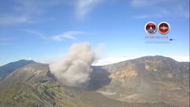 Cierran temporalmente el parque nacional volcán Turrialba debido a recientes erupciones 