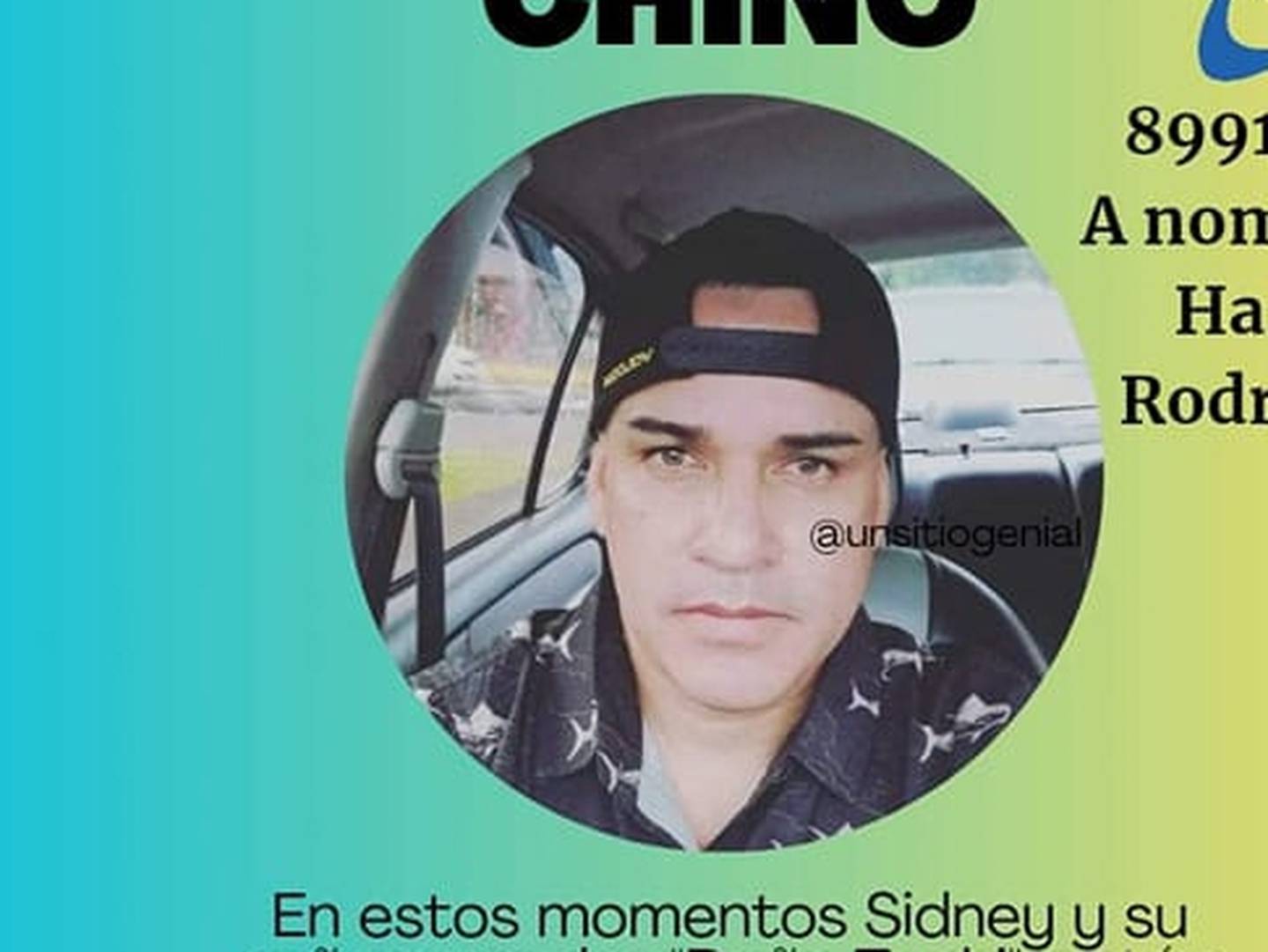 Sidney Llorente está muy grave en el Hospital México
