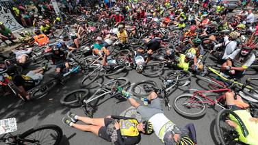 Ciclistas nunca olvidarán a sus hermanos caídos