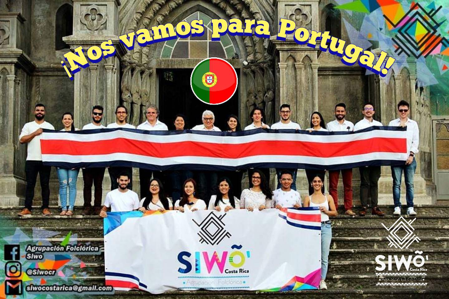 Grupo Folclórico Siwö representará al país en festivales internacionales en Portugal.