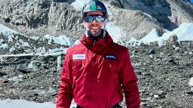 Daniel Vargas anunció que está a pocas horas de iniciar el ascenso al monte Everest