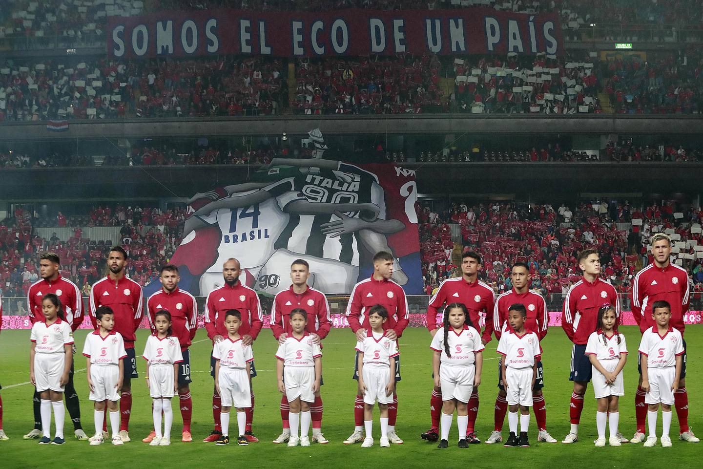 16/11/2023      Estadio Ricardo Saprissa, Tibás. La Selección Nacional de Costa Rica recibió a la Selección de Panamá, en partido de ida por los Cuartos de Final de la Liga de Naciones de Concacaf.