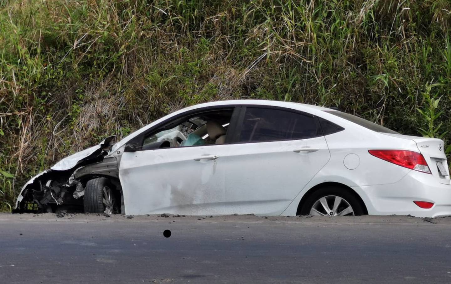 Pareja fallece en accidente de tránsito en Siquirres, Limón. Foto Reyner Montero.