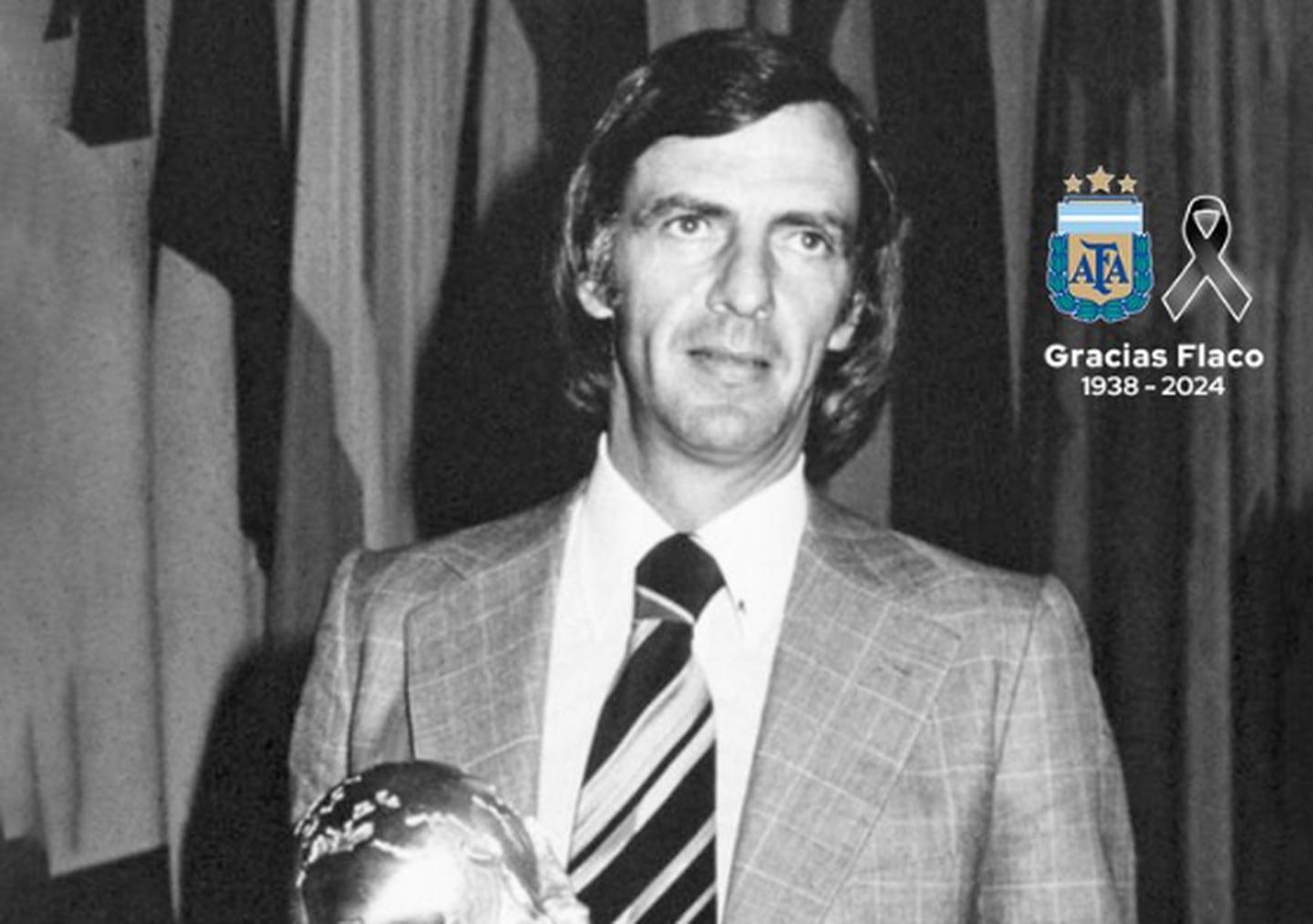 La Asociación del Fútbol Argentino (AFA) anunció el fallecimiento de Menotti a la edad de 85 años en su red social.
