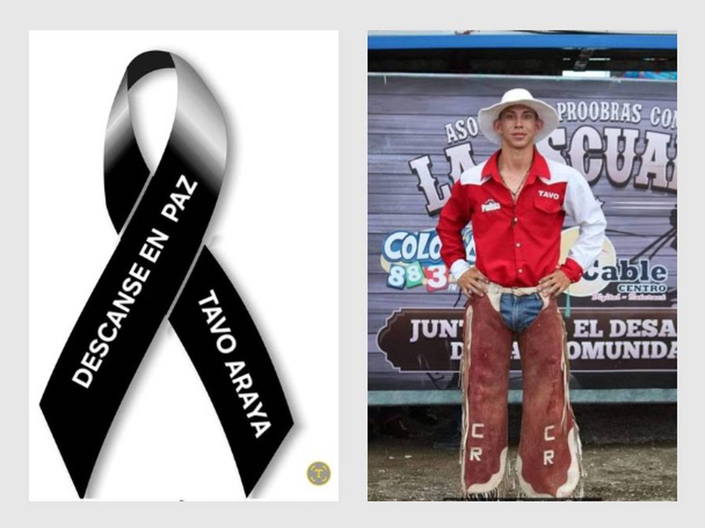 Gustavo Araya, montador de toros que murió en accidente de tránsito.