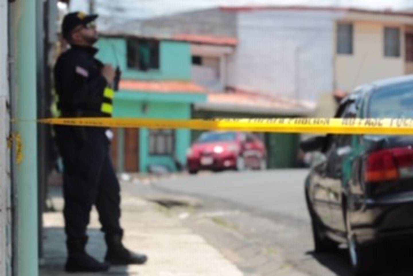 Doble homicidio en barrio México, San José. Foto: Alonso Tenorio