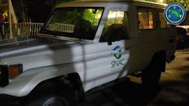 Nicaragüense detenido mientras andaba en carro robado al SINAC